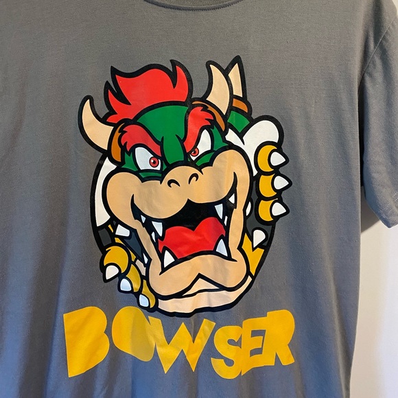 Super Mario bowser short sleeved men’s tshirt - Picture 2 of 5